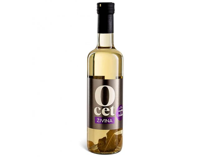 Ocet Ochucený Vavřín & Česnek 500 ml