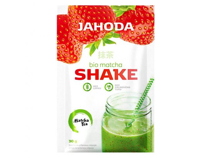 Matcha tea Bio matcha shake jahoda 30 g