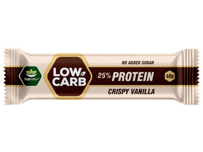 LOW CARB proteinová tyčinka Crispy vanilla 40 g