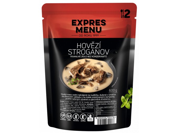 Hovězí Stroganov 600 g