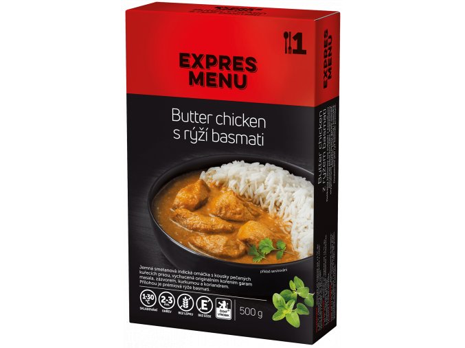 KM Butter chicken s basmati rýží 500 g