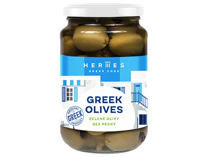 Zelené olivy bez pecky 170 g