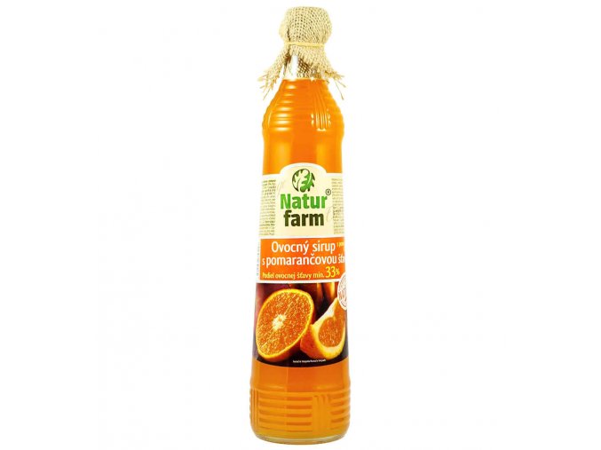 Ovocný sirup s pomerančovou šťávou 700 ml