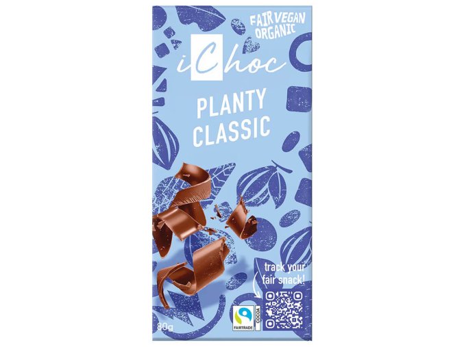 iChoc Veganská čokoláda CLASSIC 37% BIO 80g