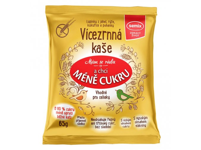 Vícezrnná kaše 80% 65 g