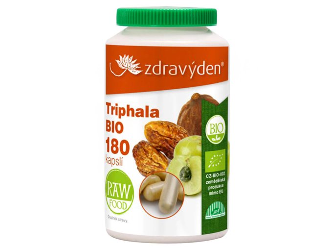 Zdravý den Triphala BIO 180 kapslí