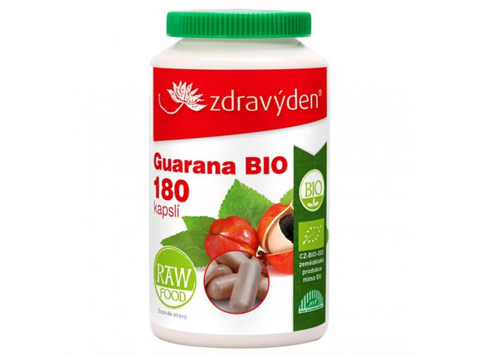 Zdravý den Guarana BIO 180 kapslí