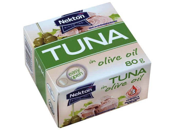 Nekton Tuňák v olivovém oleji celý 80 g