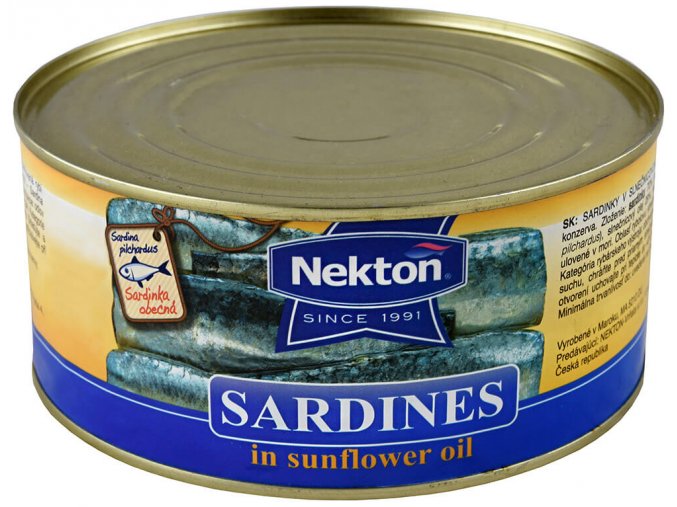 Nekton Sardinky ve slunečnicovém oleji 900 g