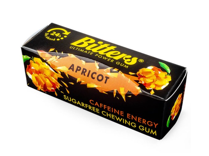 Bitters energetické žvýkačky Meruňka