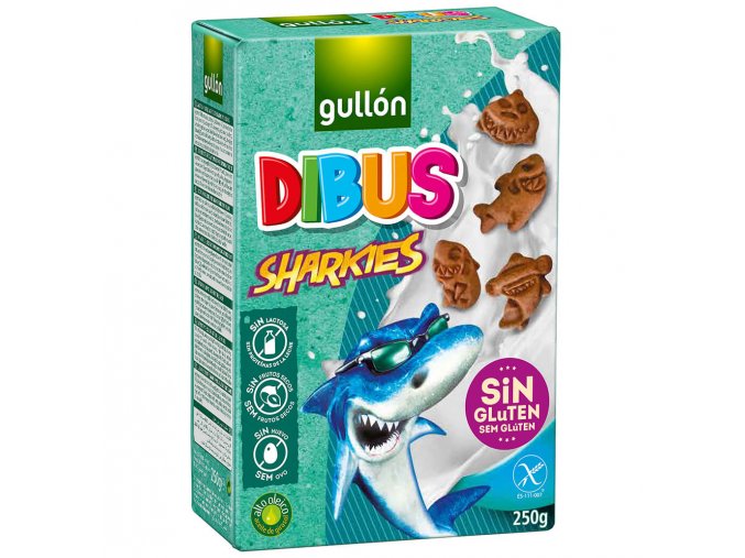 Gullón Sharkies sušenky bez lepku 250 g