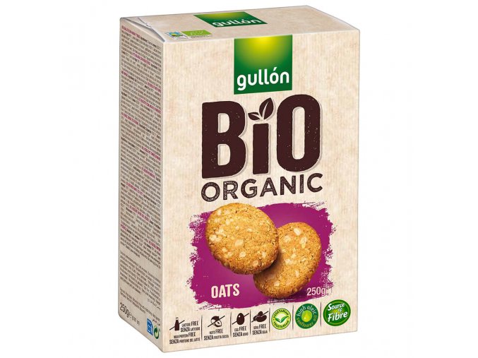 Gullón BIO Ovesno pšeničné sušenky 250 g