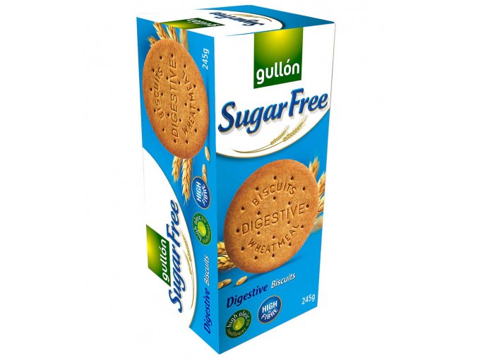 Gullón Digestive Celozrnné sušenky bez cukru, se sladidly 245 g