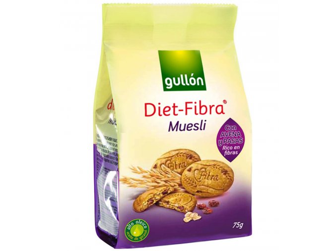 Gullón Diet Fibra Muesli Cookies 75 g