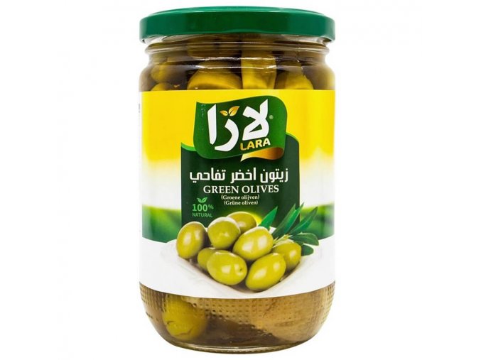 Zelené olivy Tfahi s peckou 400 g