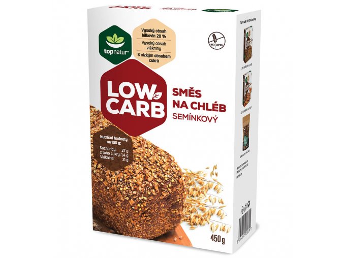 Topnatur Směs na chléb semínkový Low carb 450 g