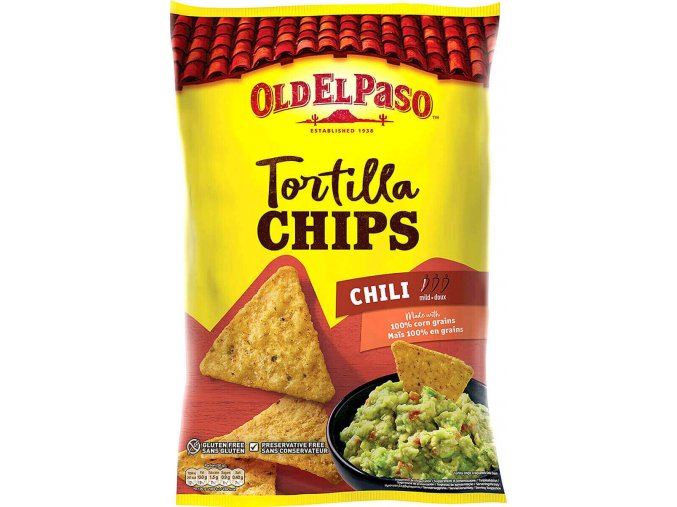 Old El Paso Tortilla chips Chili 185 g