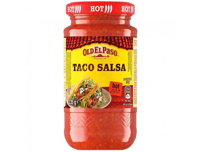 Old El Paso Taco Salsa Hot 235 g