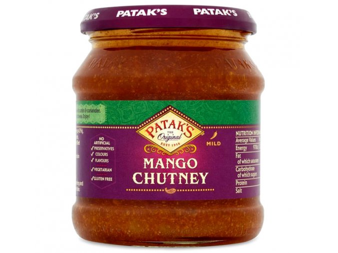 Pataks Mango Chutney jemné 340 g