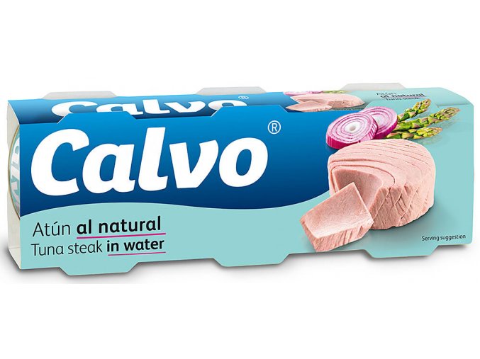 Calvo Tuňák ve vlastní šťávě 3 x 80 g