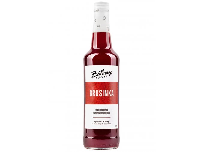 Brusinkový sirup 500 ml