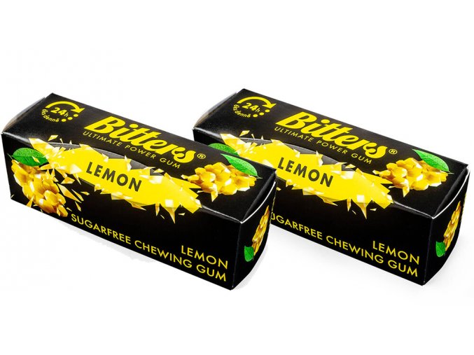Bitters energetické žvýkačky Citron 1+1