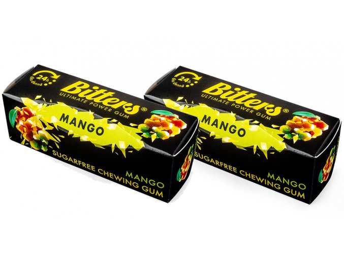 Bitters energetické žvýkačky Mango 1+1