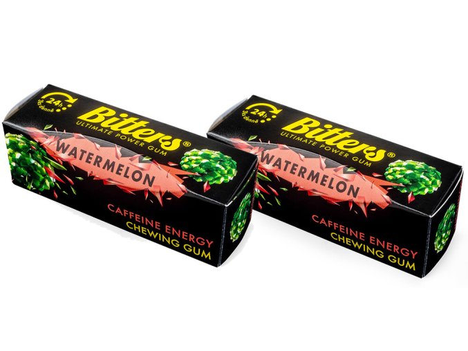 Bitters energetické žvýkačky Meloun 1+1