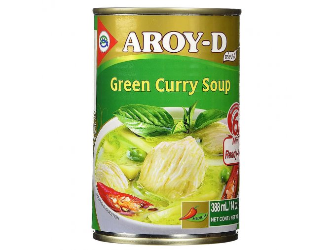 Aroy D Zelené kari polévka 400g