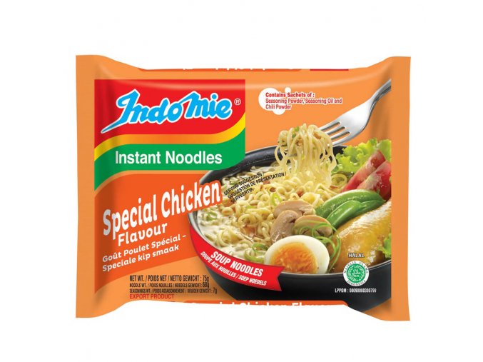 Indomie Instantní nudle se speciální kuřecí příchutí 75 g