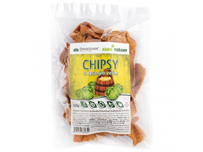 Chipsy s kysaným zelím 100 g