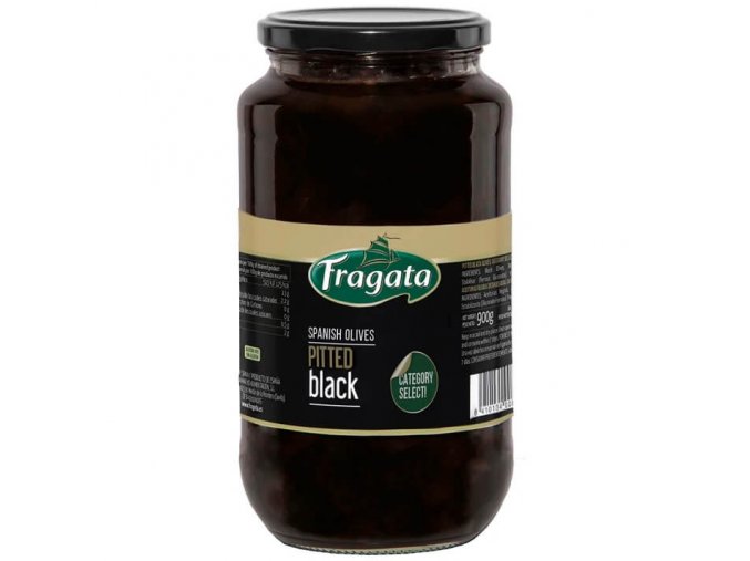 Fragata Černé olivy bez pecky 900 g