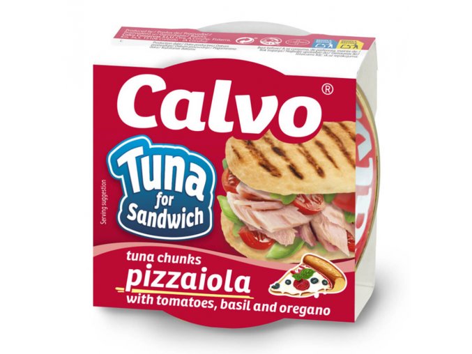 calvo sandwich tuna pizzaiola tunak s rajcaty bazalkou a oreganem kusy 142 g 2446090 1000x1000 square