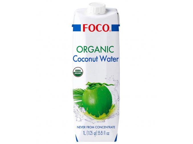 FOCO Kokosová voda BIO 1000 ml