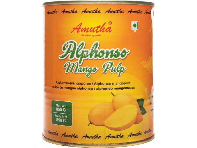 Amutha Mangové Pyré Alphonso Mango Pulp 850 g