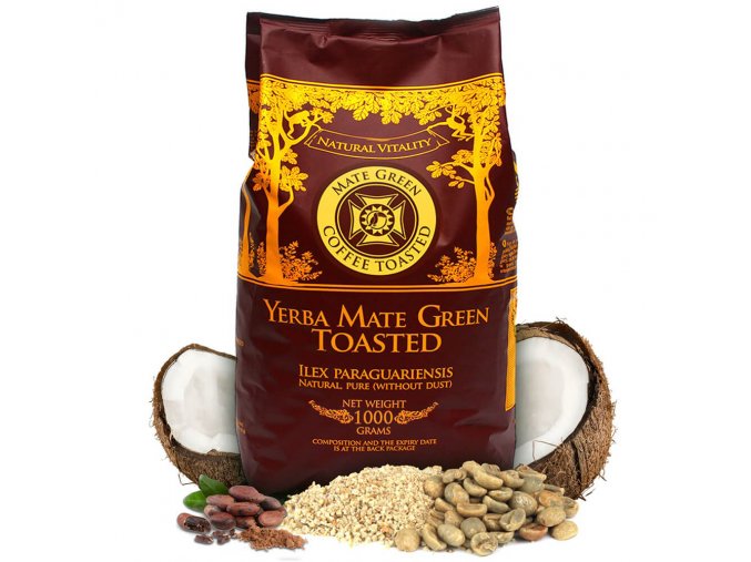 Mate Green Coffee toasted pražené s kávovou příchutí 400 g