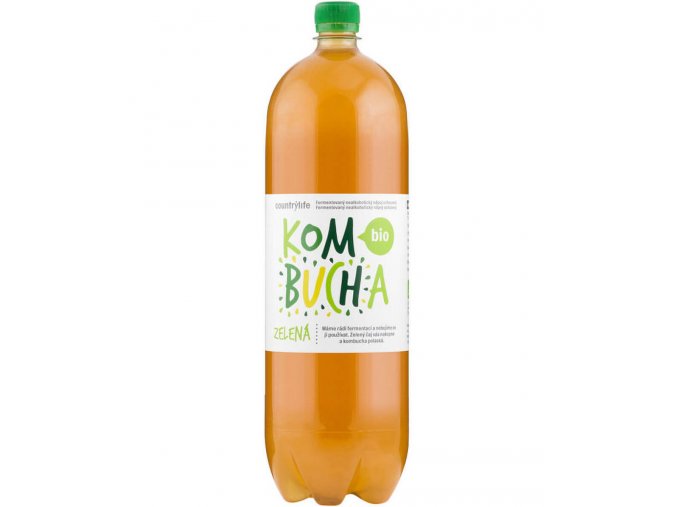 Country Life Kombucha zelený čaj BIO 2 l