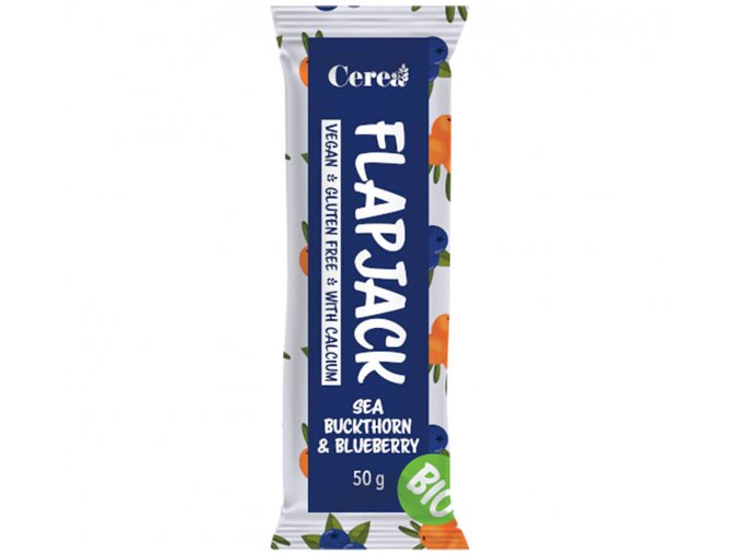 Cerea Bio Flapjack Sea Buckthorn & Blueberry 50 g