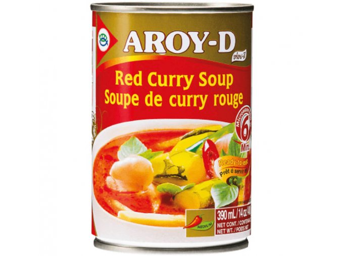 Aroy D Red Curry polévka 400g