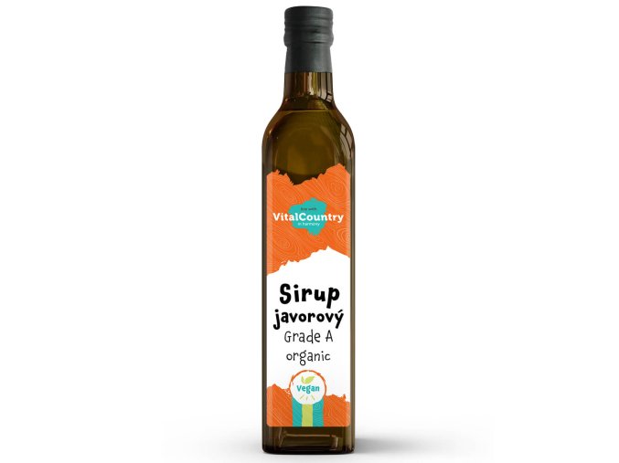 Javorový sirup Grade A BIO 500 ml Vital Country