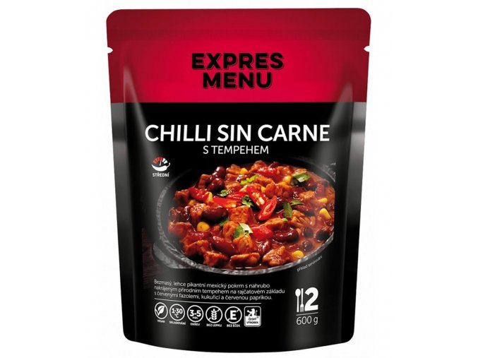 Chilli sin carne s tempehem 600 g