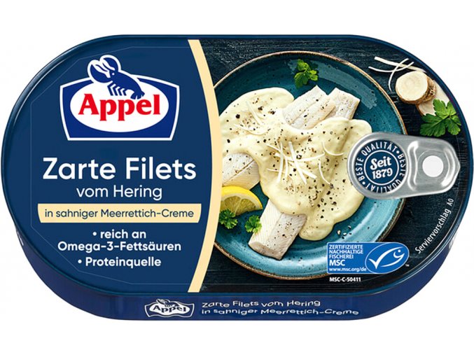 Appel Filety sleďové ve smetanovo křenové omáčce 200 g