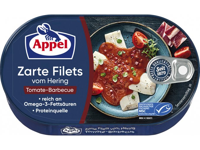 Appel Filety ze sleďů v BBQ rajčatové omáčce 200 g