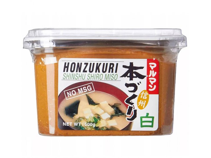 Honzukuri Shiro miso pasta světlá 500 g