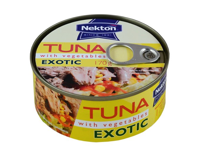 Nekton Tuňák kousky se zeleninou Exotic 170 g
