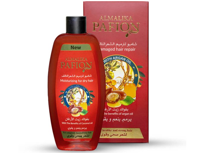 Almalika Pafion Šampon s arganovým olejem pro poškozené vlasy 400 ml