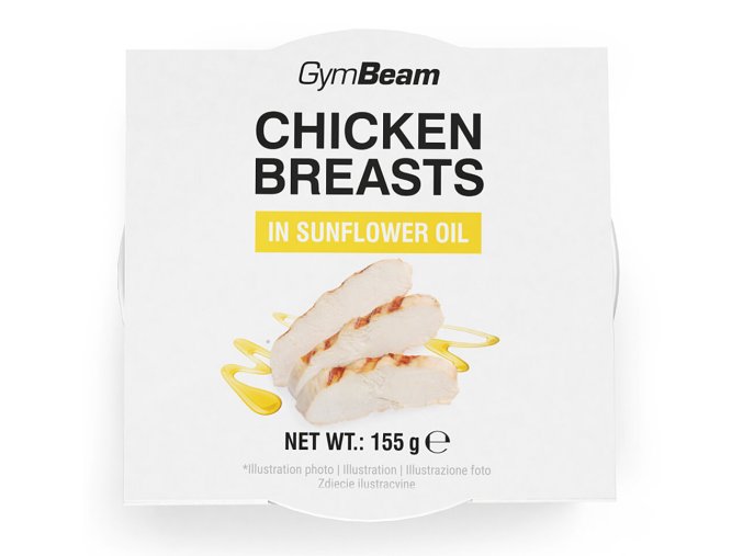Kuřecí prsa ve slunečnicovém oleji 155 g