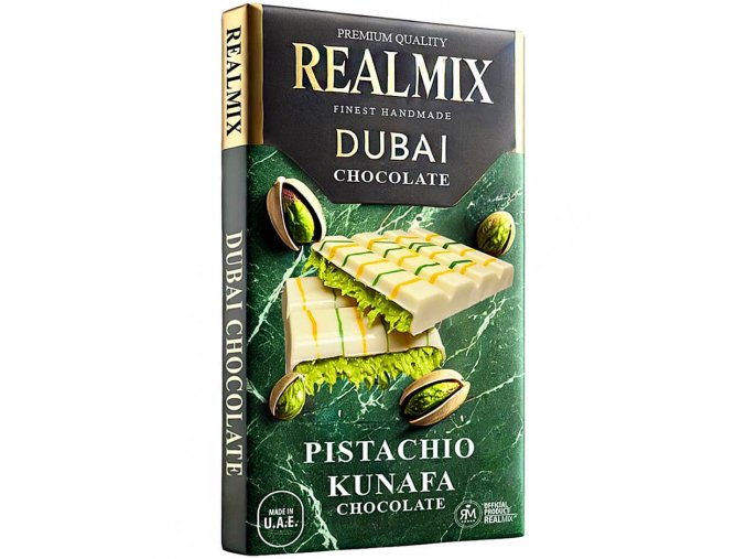 RealMix Dubajská čokoláda bílá 160g