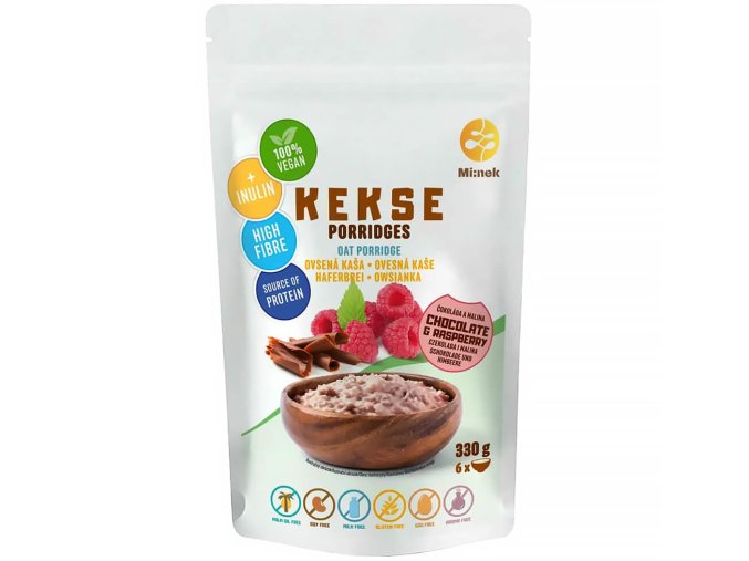 Kekse Ovesná kaše čokoláda a malina bezlepková 330 g