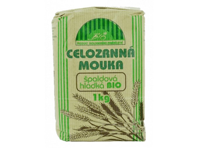 Natural mouka špaldová celozrnná hladká BIO 1 kg